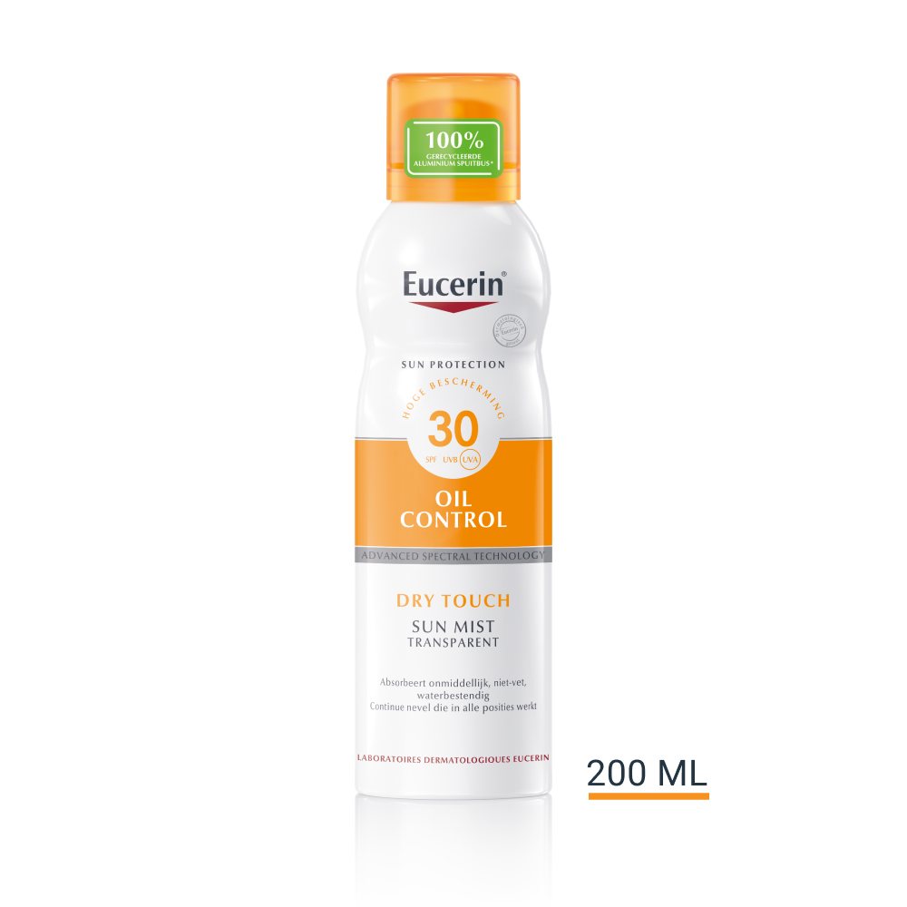 Eucerin Sun Oil Control Mist Transparent Dry Touch SPF 30 200ml 